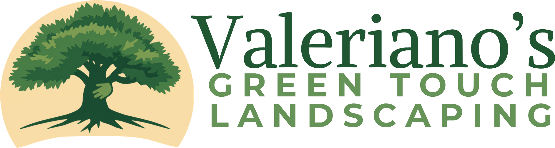 Valeriano's Green Touch Landscaping logo